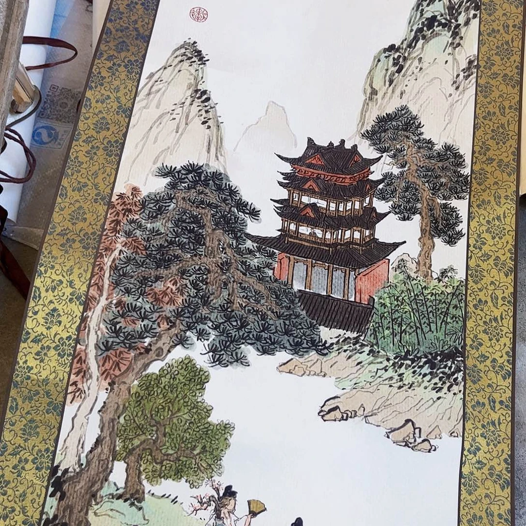 摆件，破损，水渍，轴坏都是正常的印刷