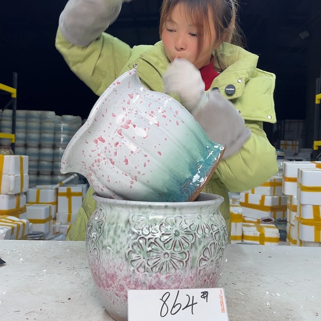 花盆紫砂云上花盆直播1227-864颜色款式不选
