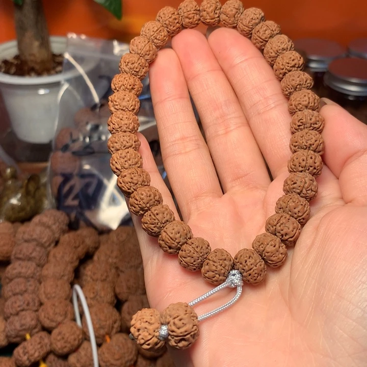 舊***茶手串金刚菩提六瓣第一条