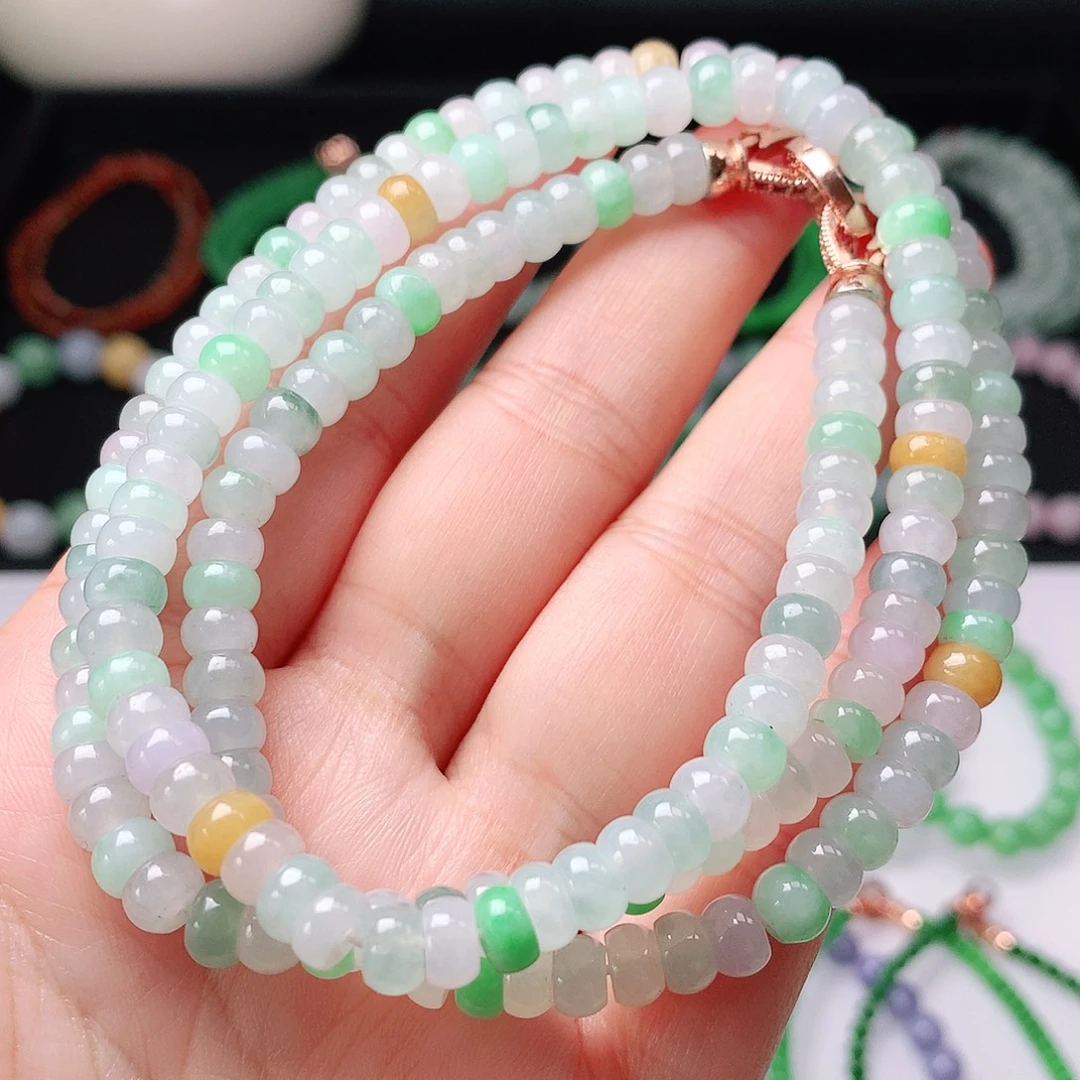 翡翠未镶嵌手链翡翠