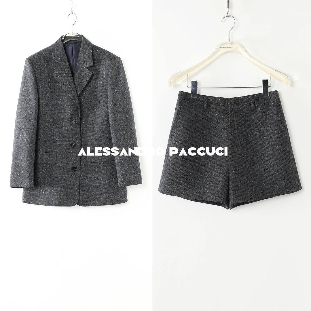 AP洛哥51006WZ/51005KD【黑标】意大利marzotto绵羊毛蓝点西装/短裤