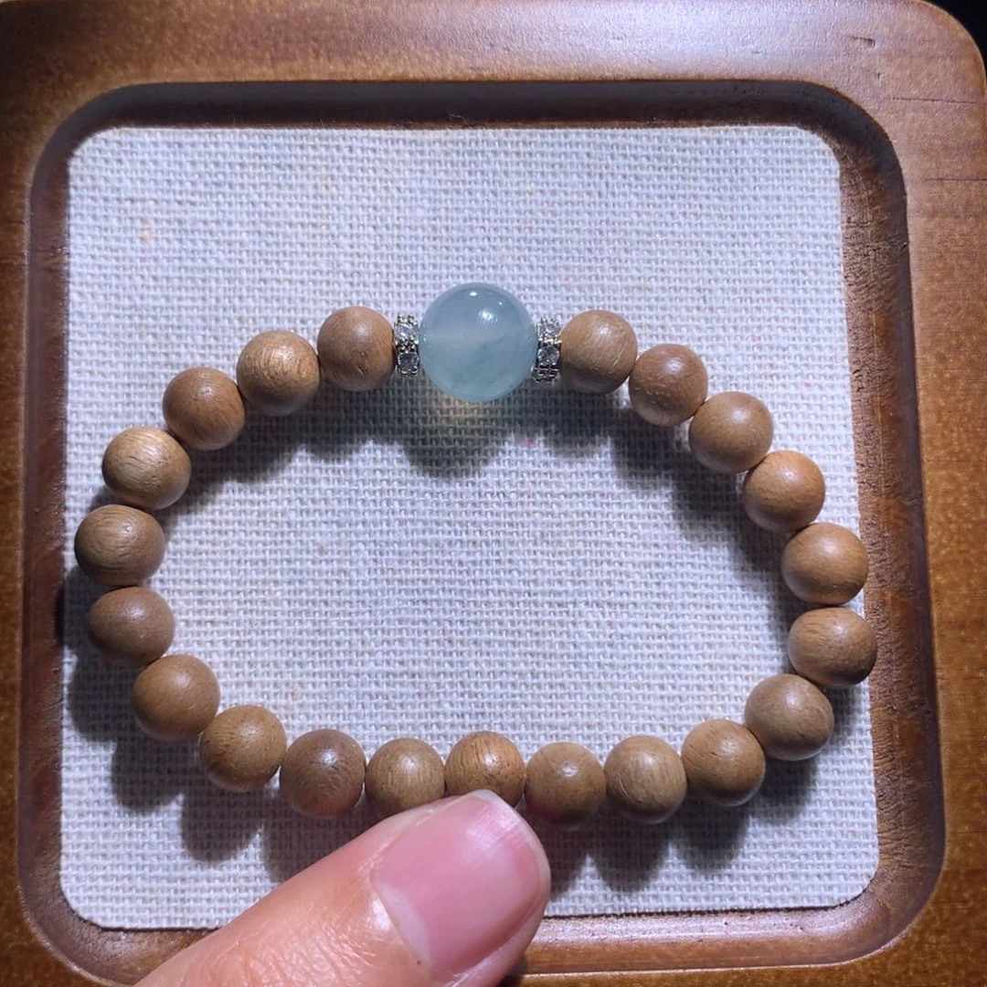 翡翠散珠冰蓝飘蓝花卡12.07