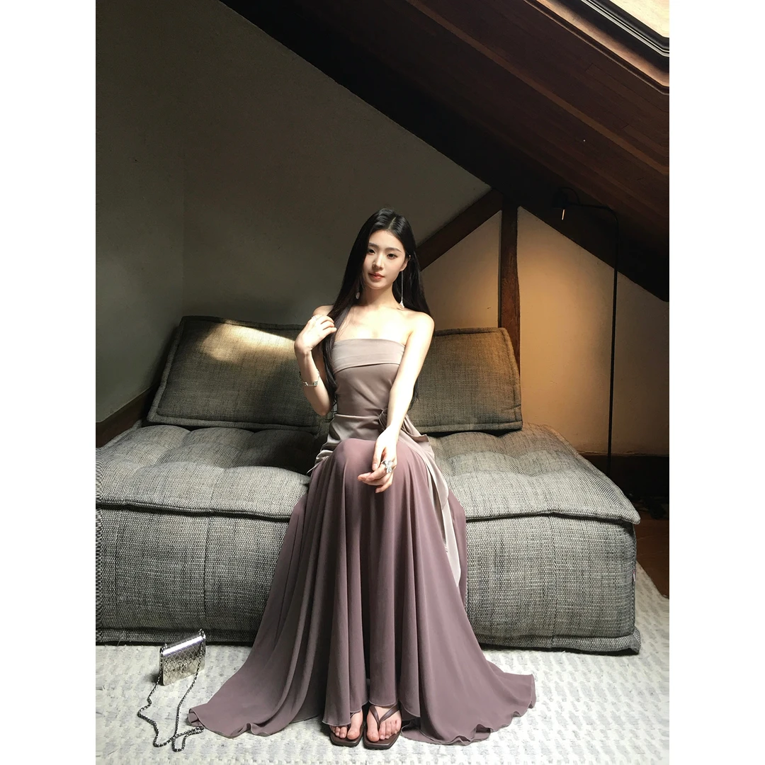 ICELOLLY超好看不规则气质半身裙女2025夏季新款独特别致显瘦裙子