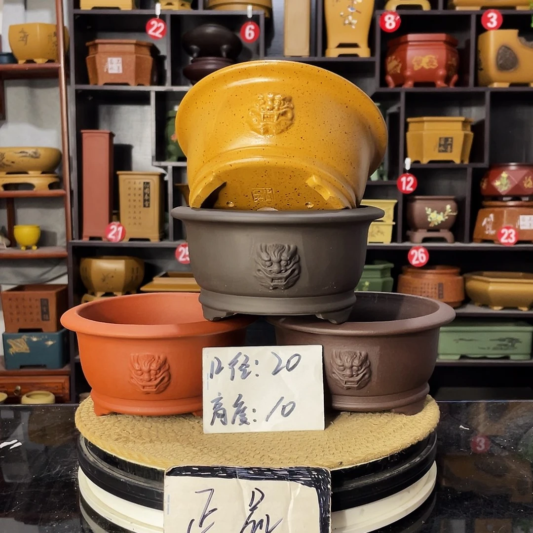 D-盆尚好紫砂花盆