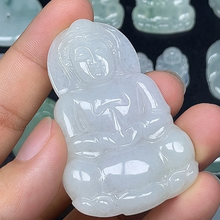 翡翠未镶嵌颈饰缅甸天然翡翠