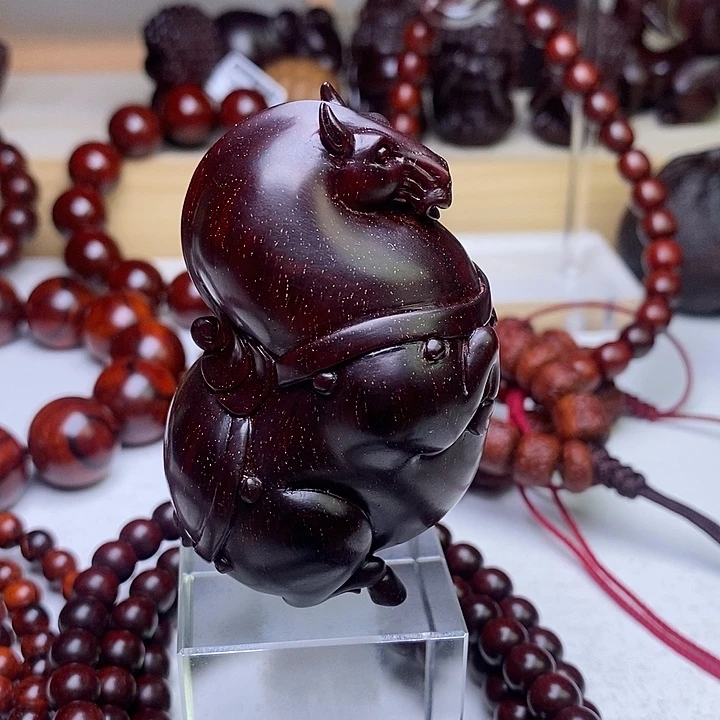 手串/手链檀香紫檀（小叶紫檀）唐马湖南工泥料金星