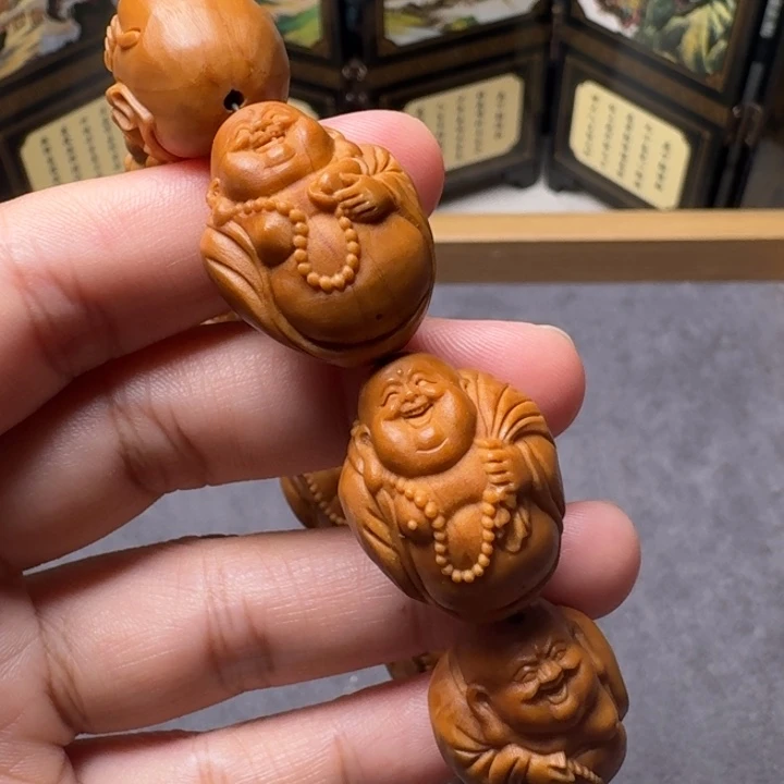 橄榄核手串/手链光背弥勒福利款