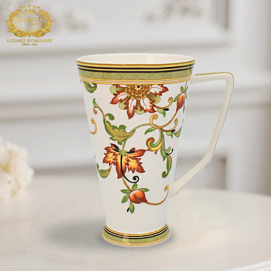 英国微基同款欧式创意简约马克杯陶瓷杯情侣家用大号早餐牛奶杯