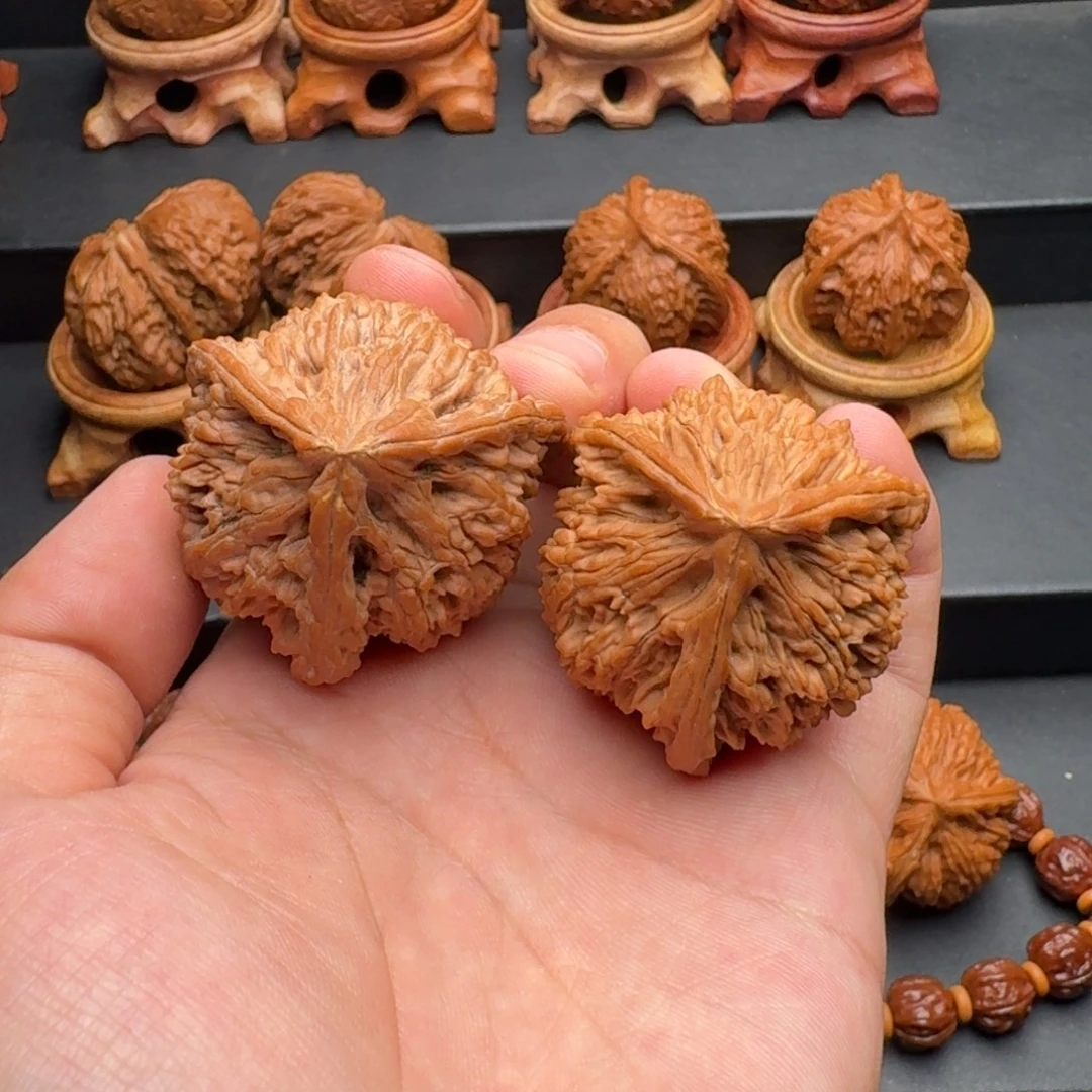 把件文玩核桃原生树无名野生三棱