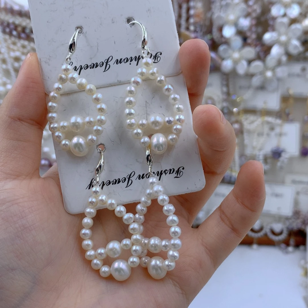 颈饰合金淡水珍珠