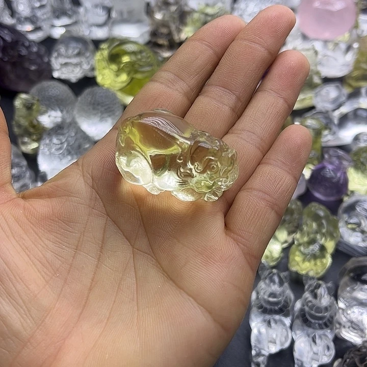 水晶摆件未镶嵌珊*摆件