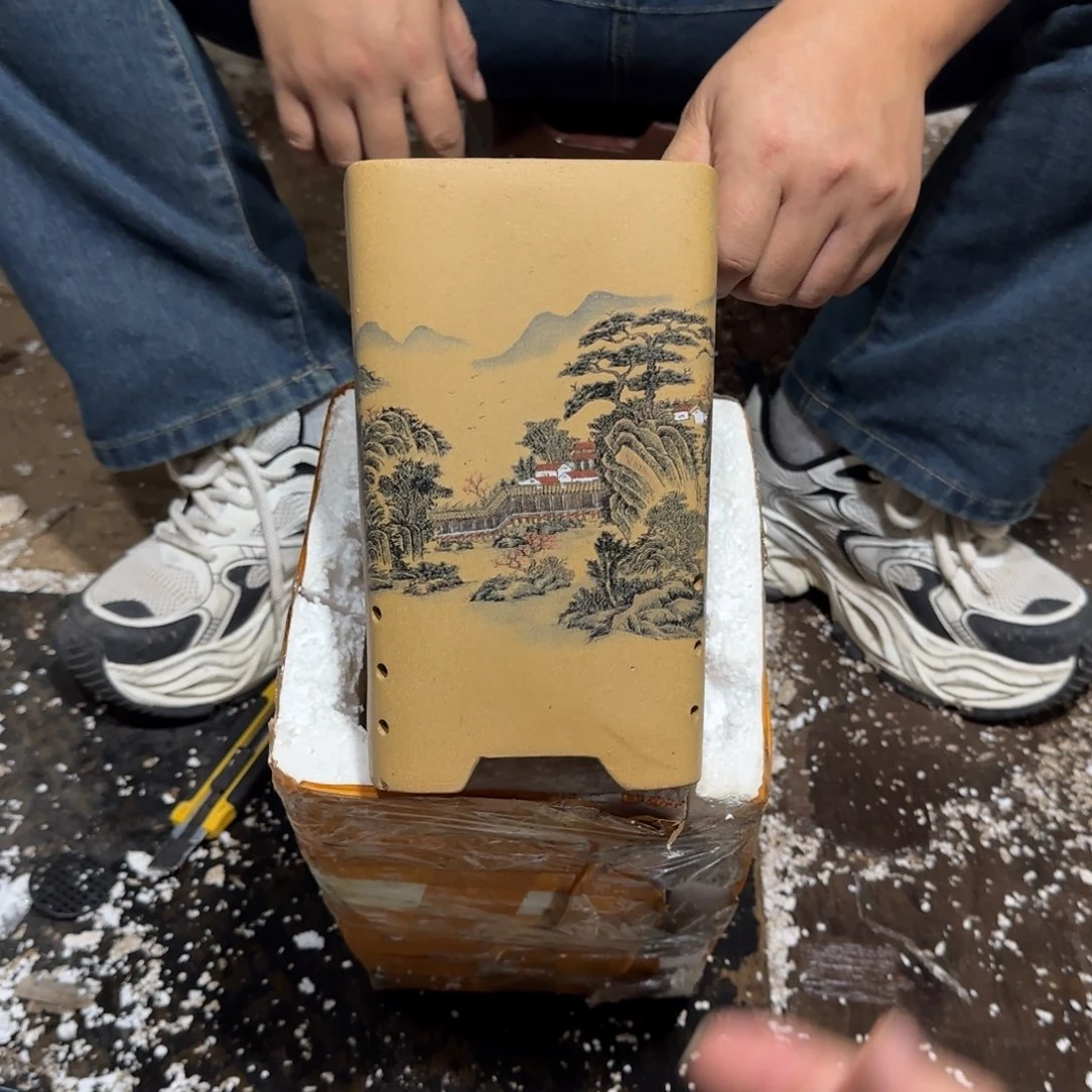 花盆紫砂口径14.20口径