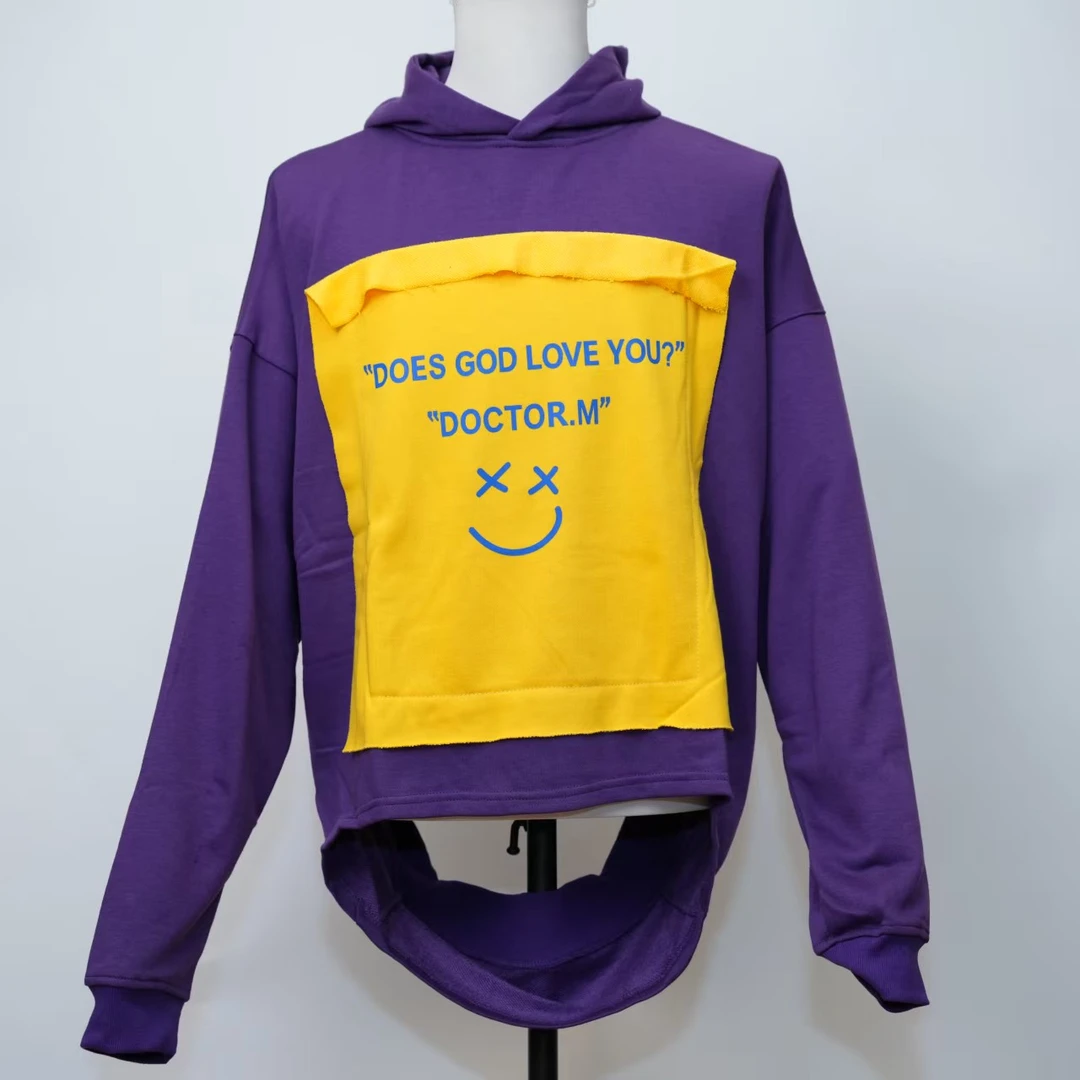 29176春季创意设计款连帽卫衣