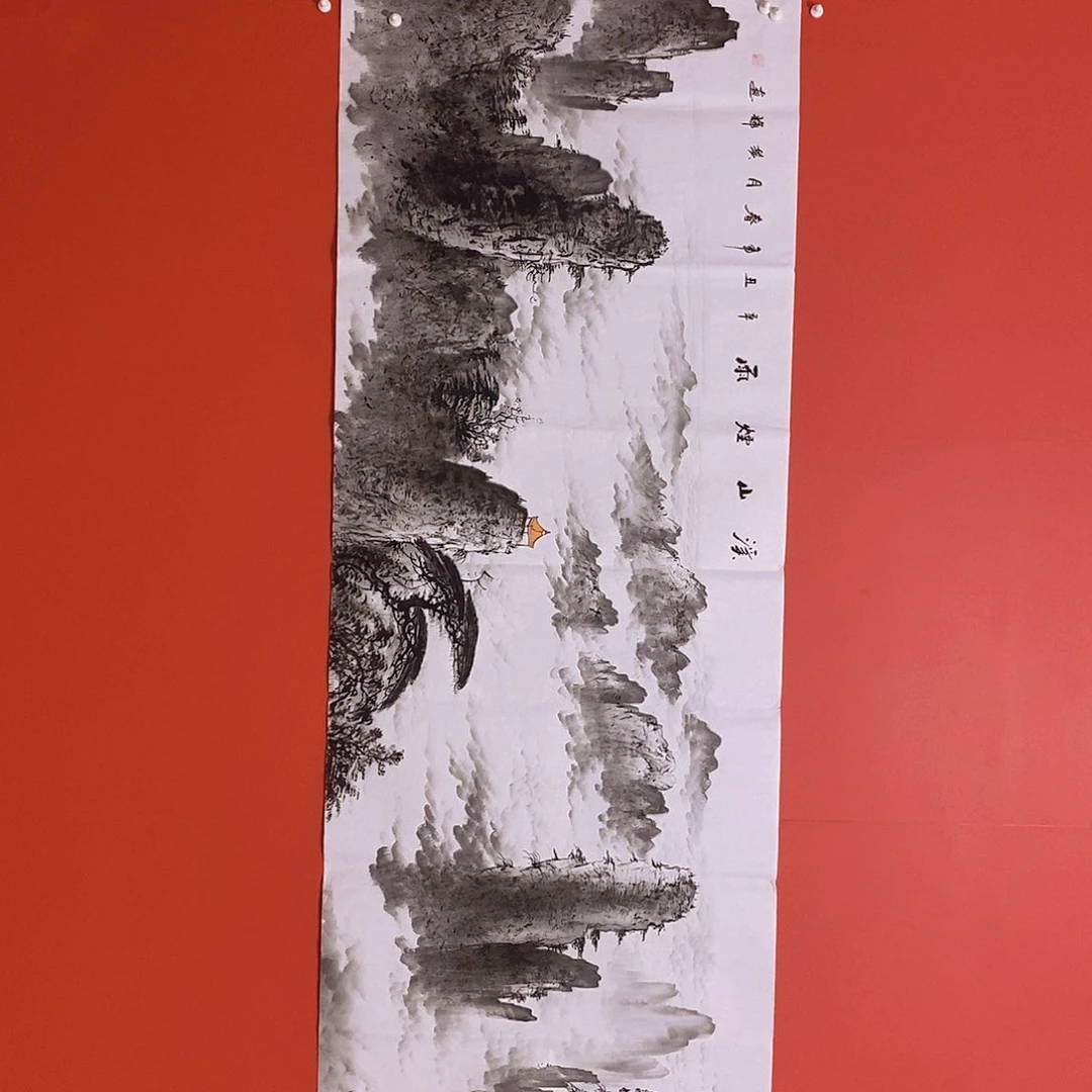 国画山水花鸟国画作品