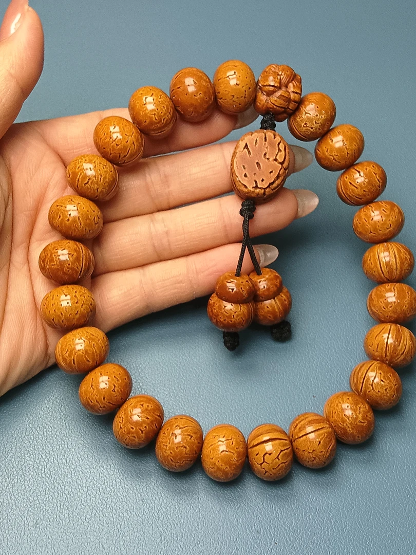 桃核手串算盘17全品21颗