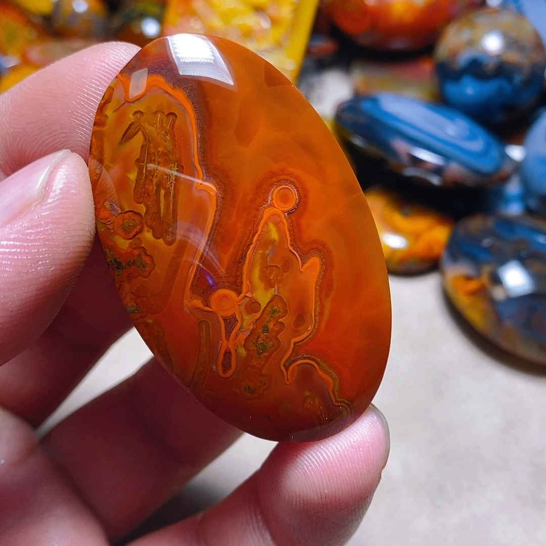 未镶嵌颈饰玛瑙/玉髓小****红