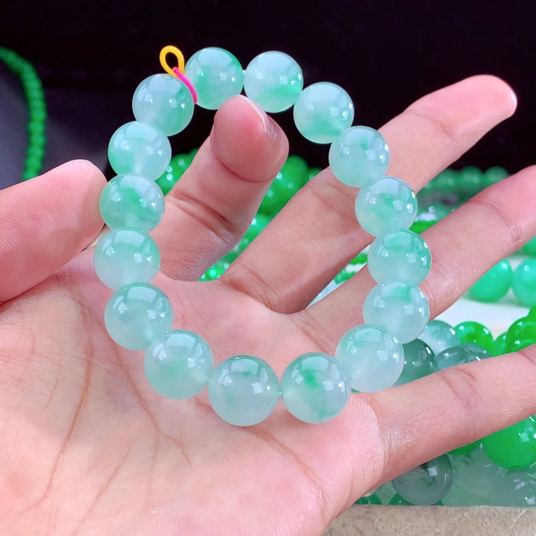未镶嵌手串翡翠天然缅甸