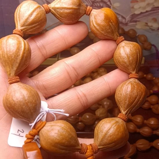 橄榄核手串/手链橄榄核手串鸡血红头2.1