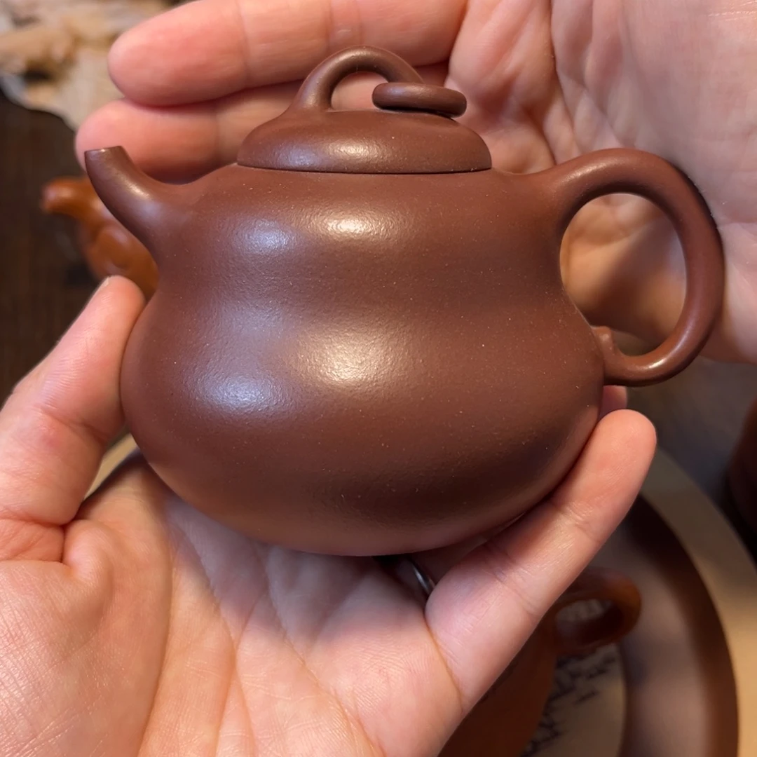 茶壶紫砂宜兴紫砂茶具半手工制作