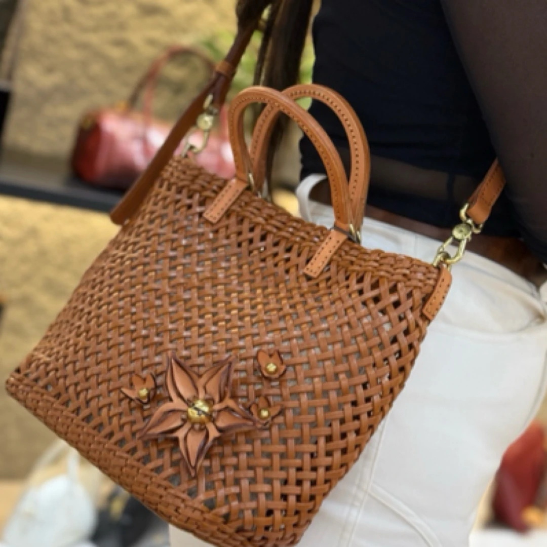 食草堂手工头层皮  单肩包 芯芷