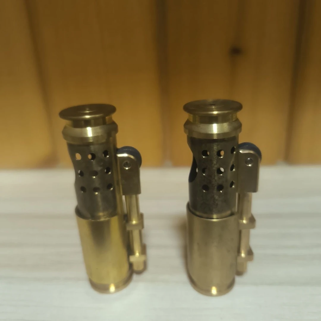 手工原创AK巴雷特弹壳枪栓战壕黄铜打火机个性时尚便携送男友礼物