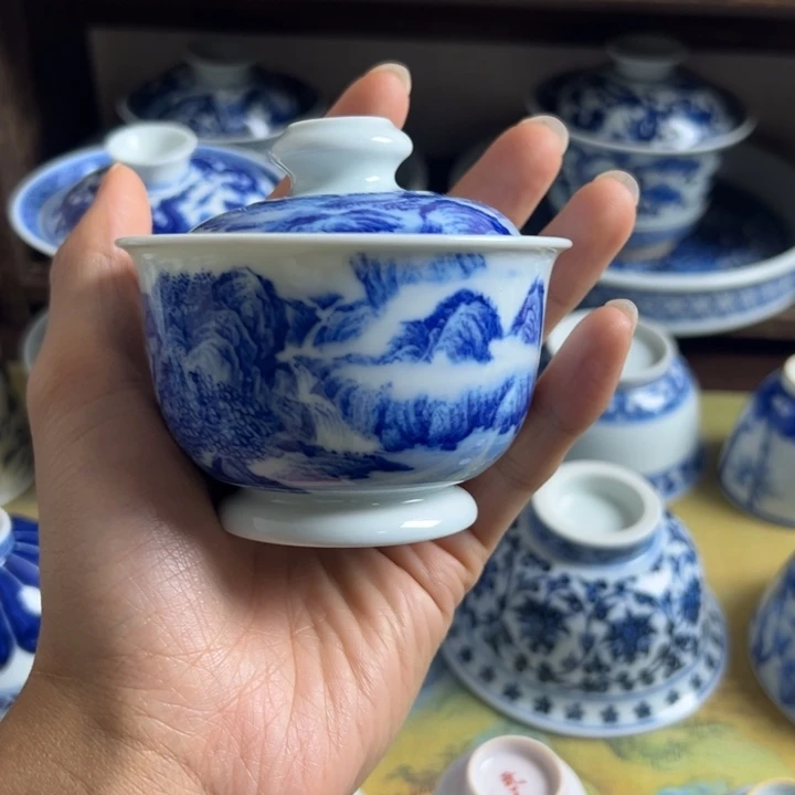 唐****香景德镇主人杯手绘