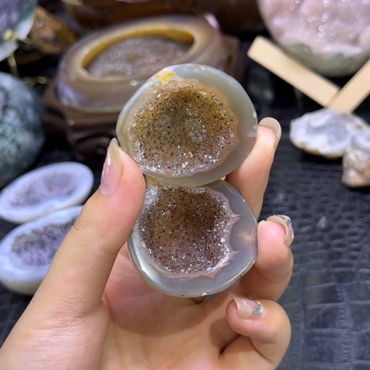 未镶嵌发饰水晶白晶盆