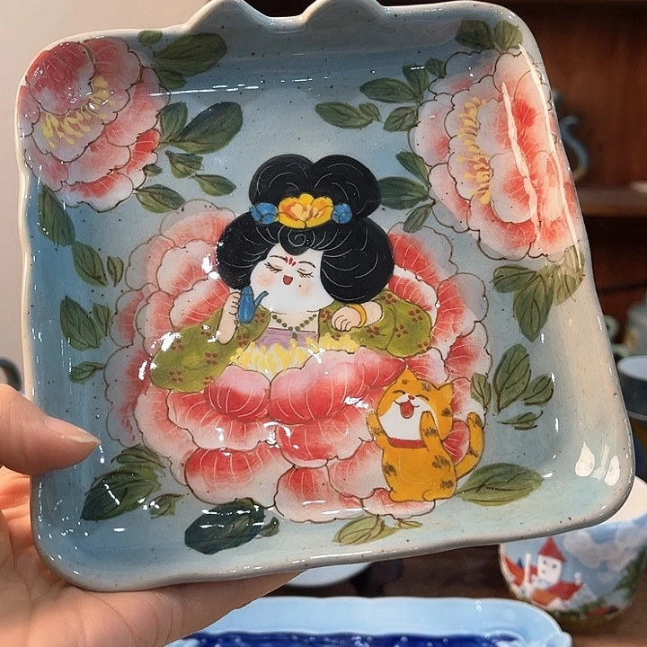 陶景德镇釉下手绘陶瓷