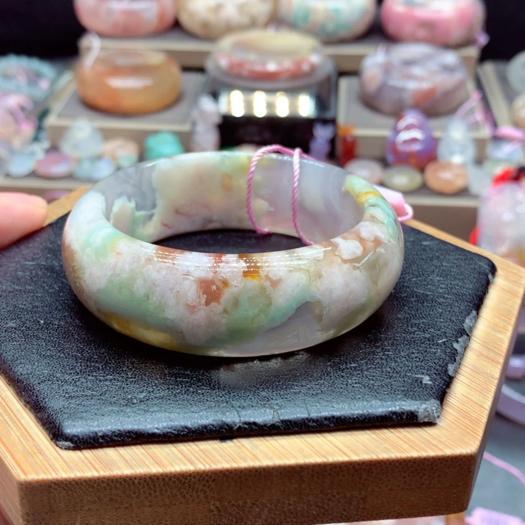 【闪购商品】未镶嵌手镯7玛瑙/玉髓善*阁