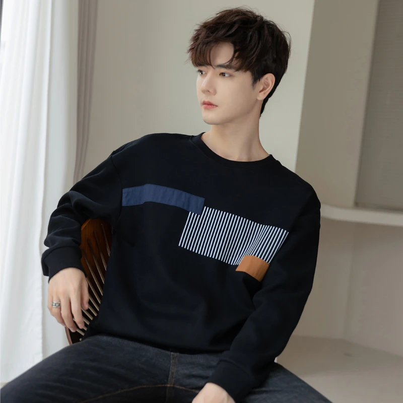 重磅卫衣男士2025秋季新款外套美式高档休闲百搭长袖青年时尚上衣