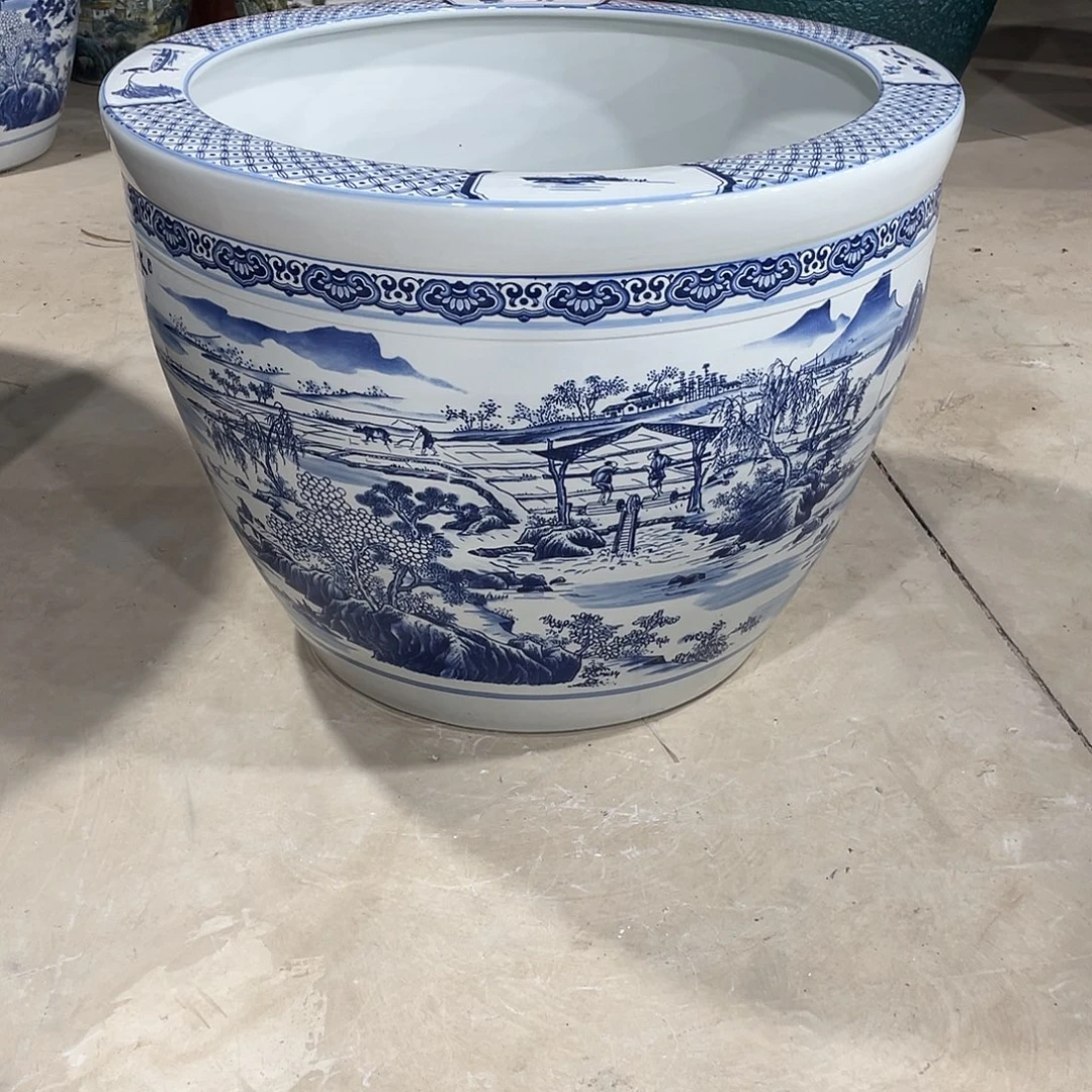 缸瓷器瓷器80高度55瓷器瓷器