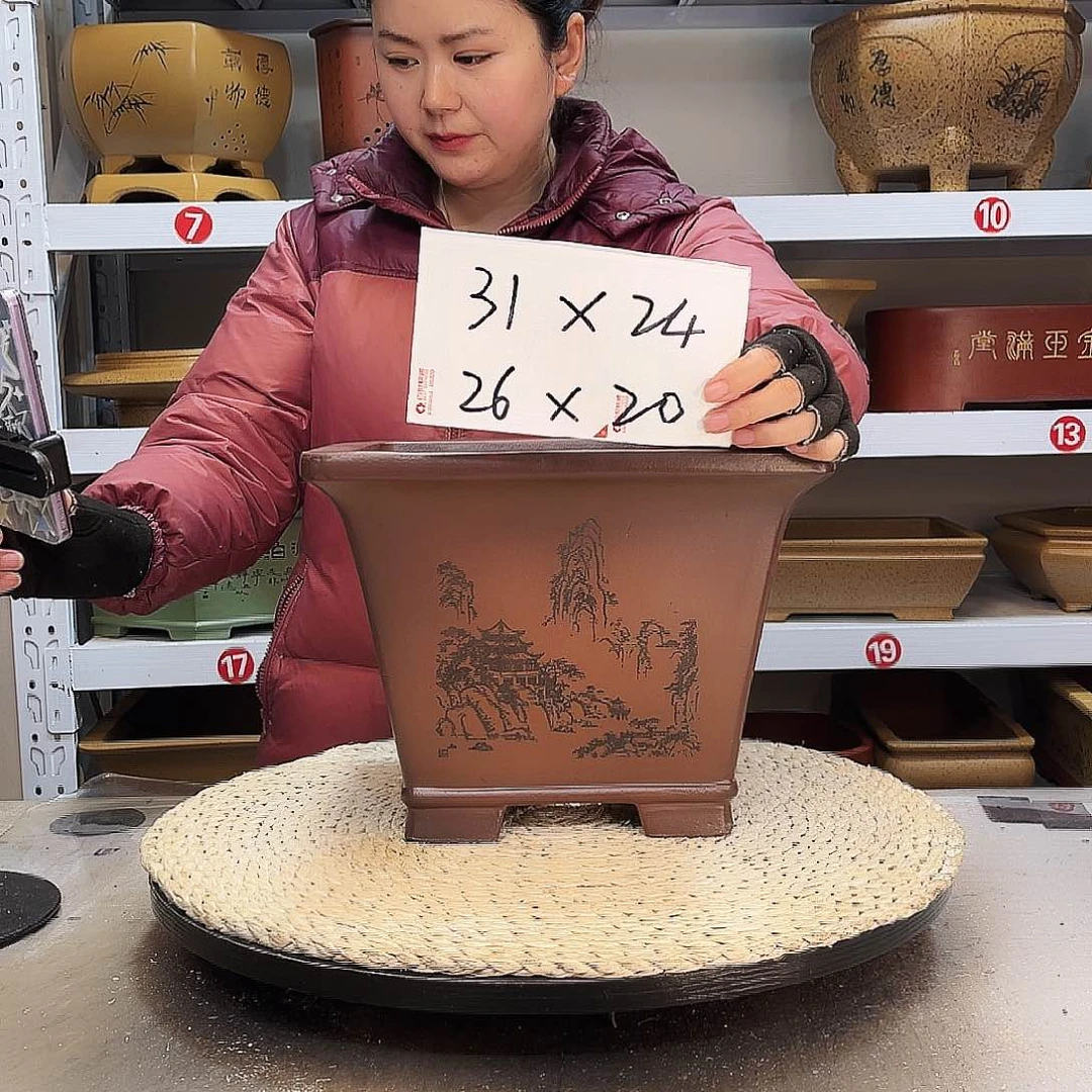 紫砂花盆紫砂花盆