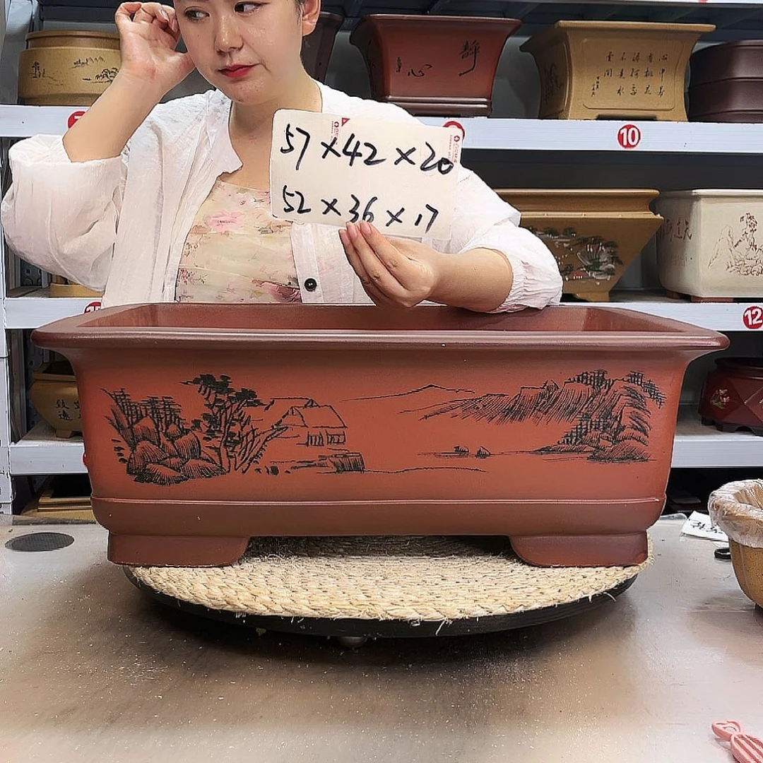紫砂花盆紫砂花盆