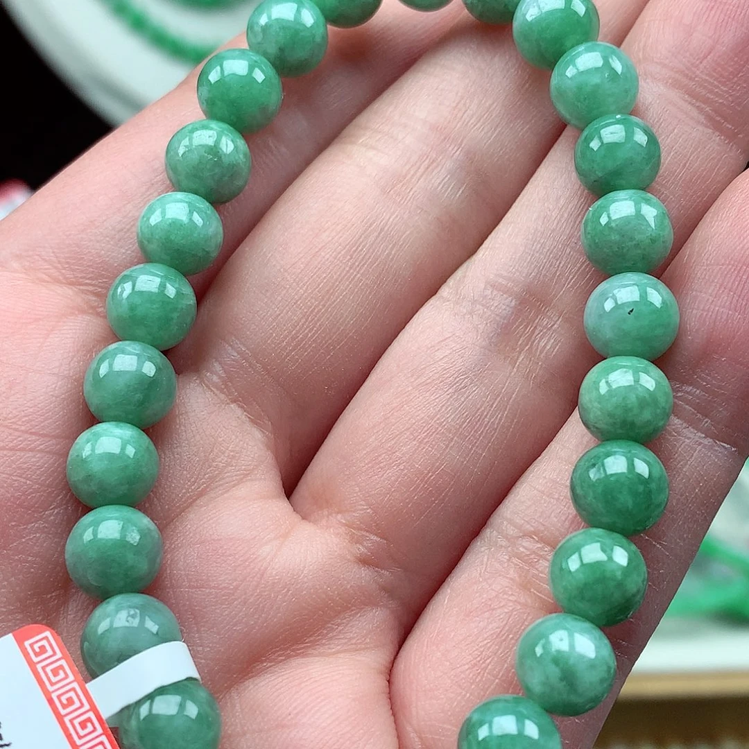 翡翠未镶嵌毛衣链