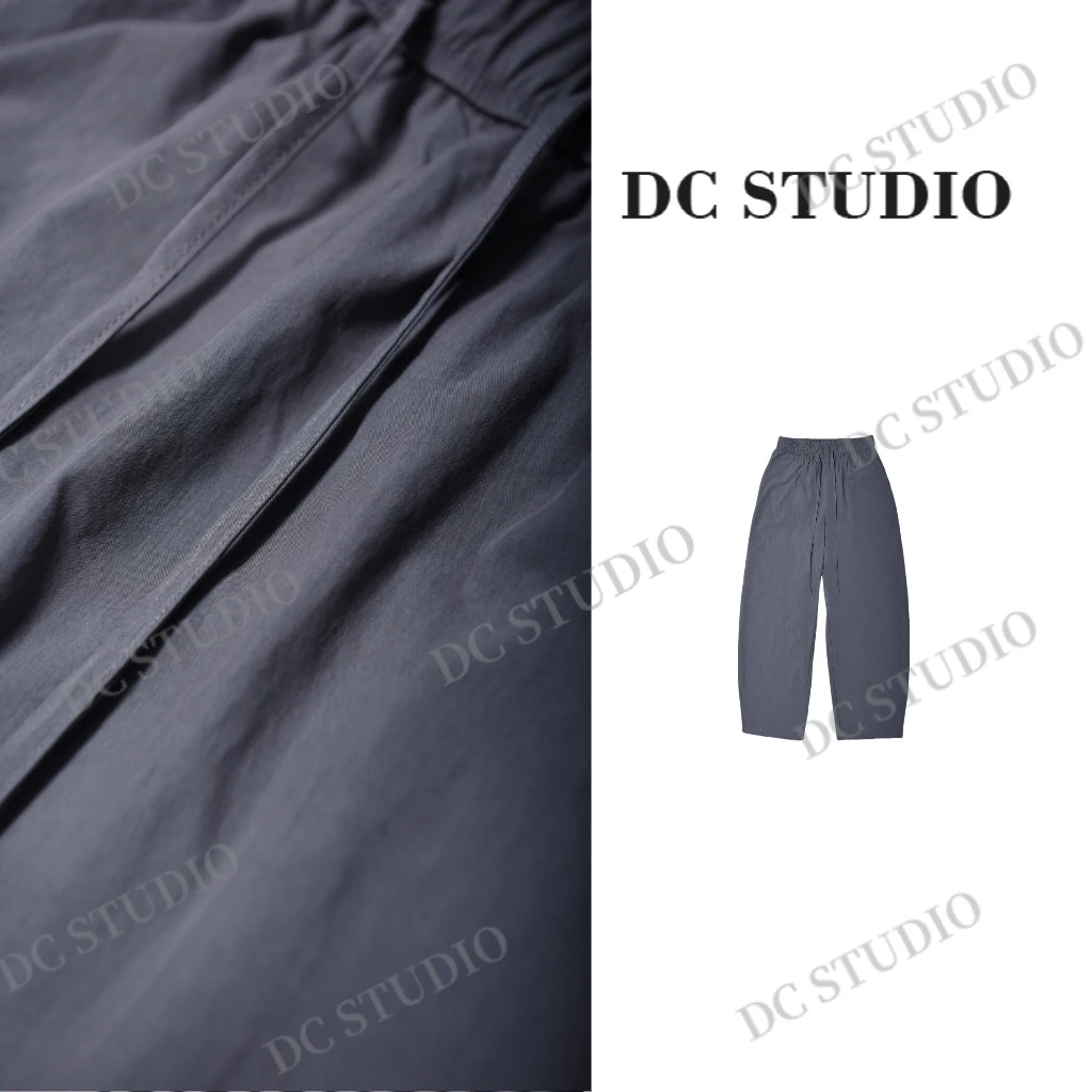 Syan【纵马星河】2025夏款潮流时尚百搭高腰简约纯色休闲裤