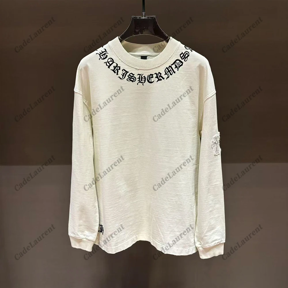 男士秋季丨新款设计时尚圆领刺绣百搭长袖卫衣 HP-5055