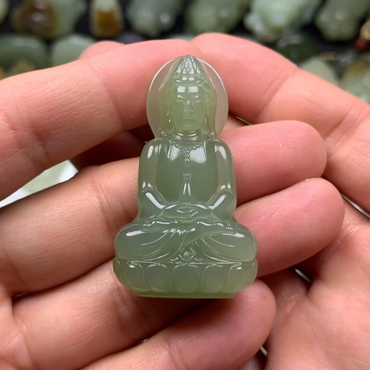 和田玉挂件未镶嵌良*