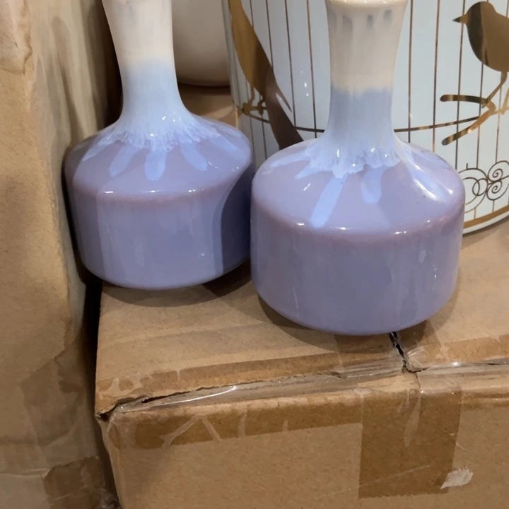 陶瓷花瓶摆件微瑕捡漏出