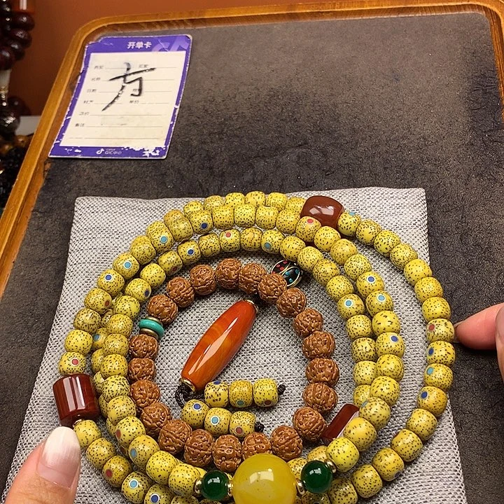 吊坠星月菩提脖挂