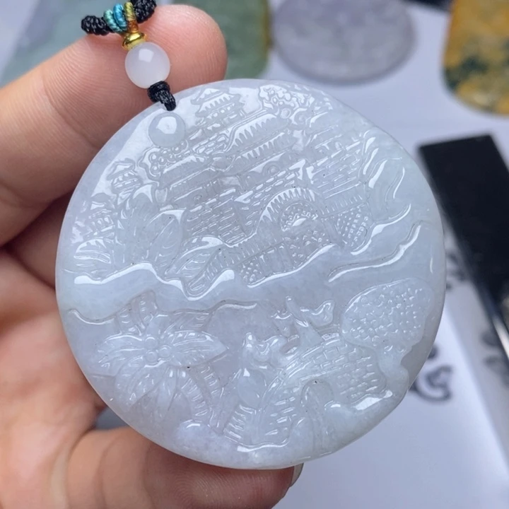 颈饰未镶嵌翡翠翡翠