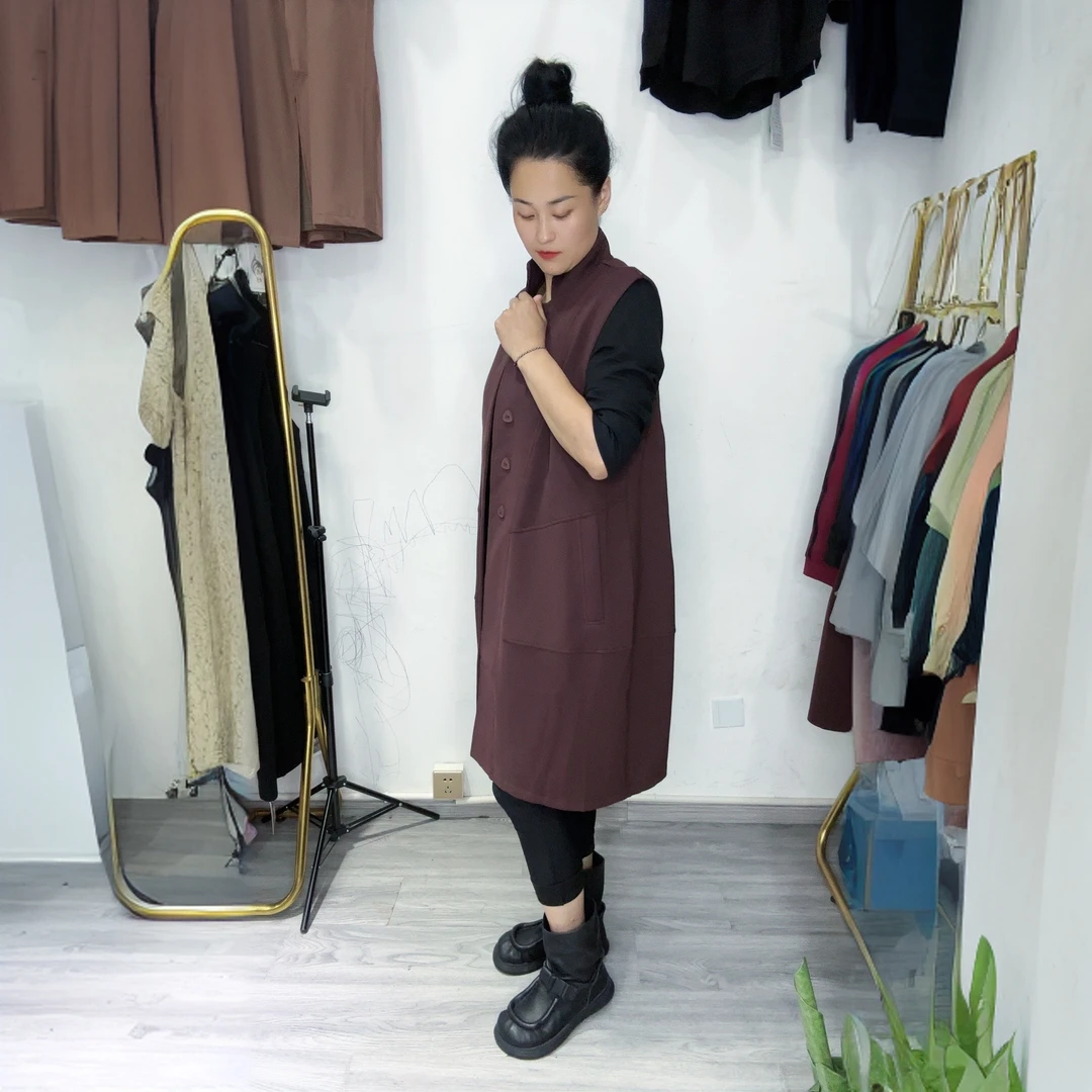 秋季新款马甲中长显瘦版666款