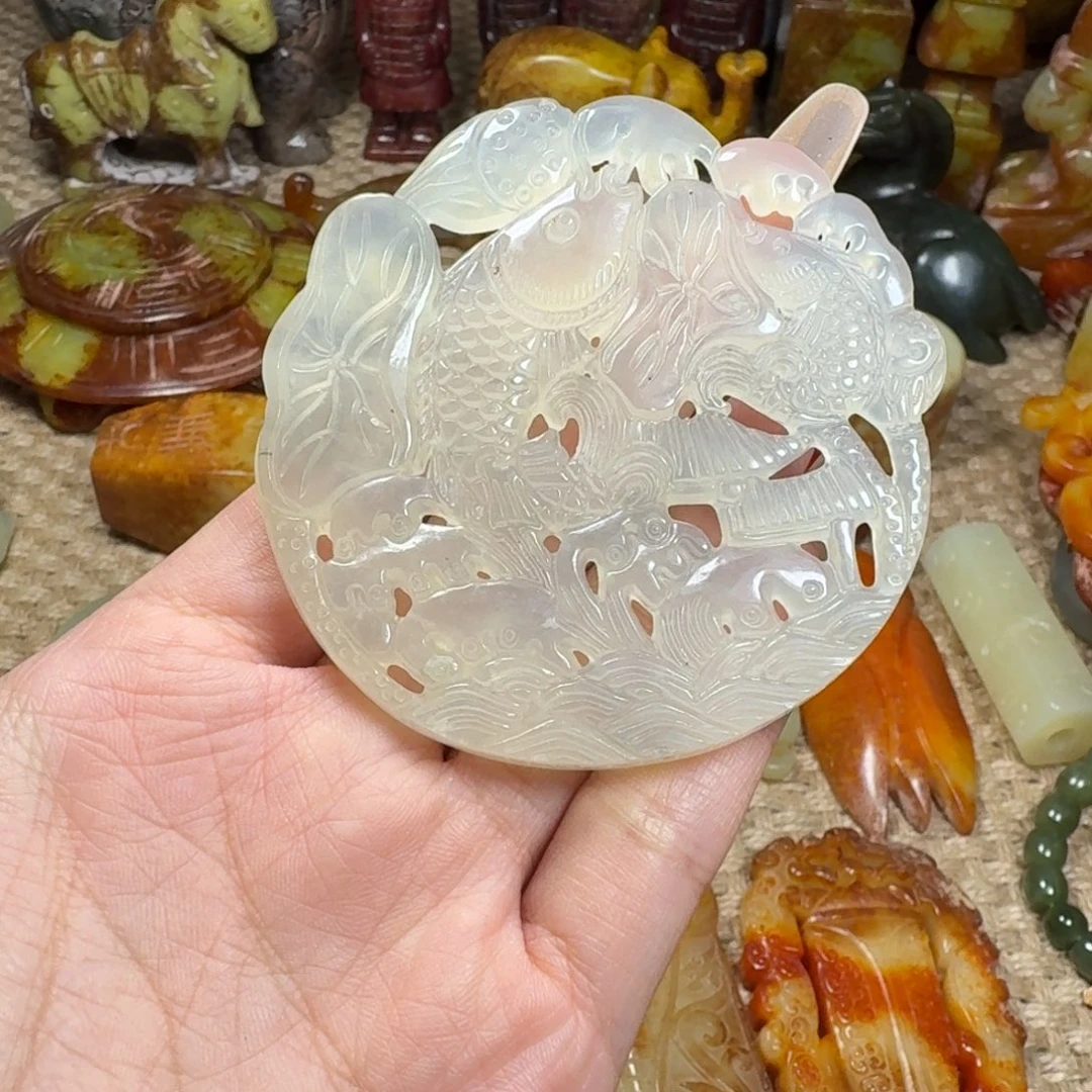 吊坠白玉菩提挂件