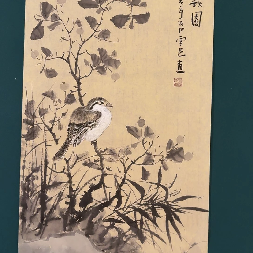 国画云老师画作画作