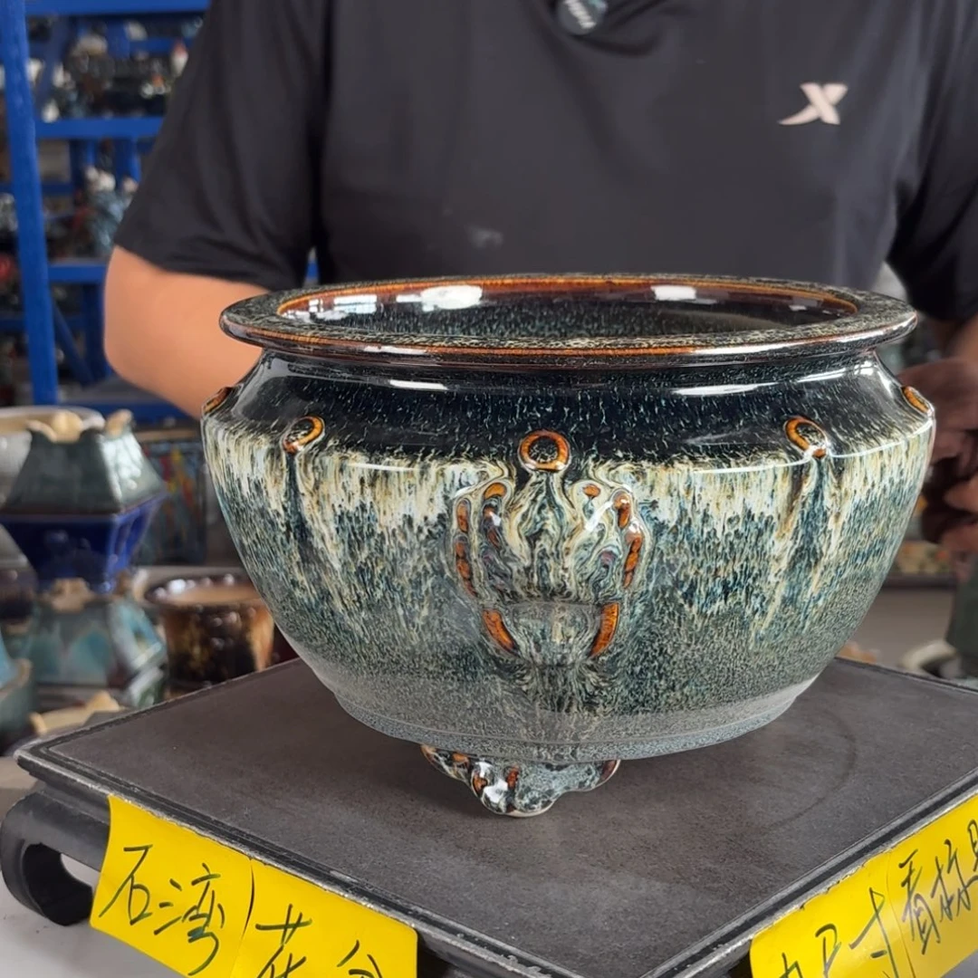 。一风堂石湾花盆 内21*13