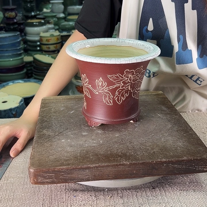 泳坤堂石湾盆陶瓷