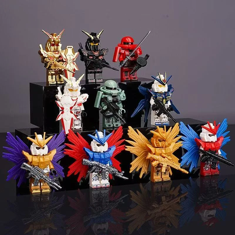 【超值购】机甲战士积木人仔益智拼装炫酷玩具模型6-14岁男孩礼物