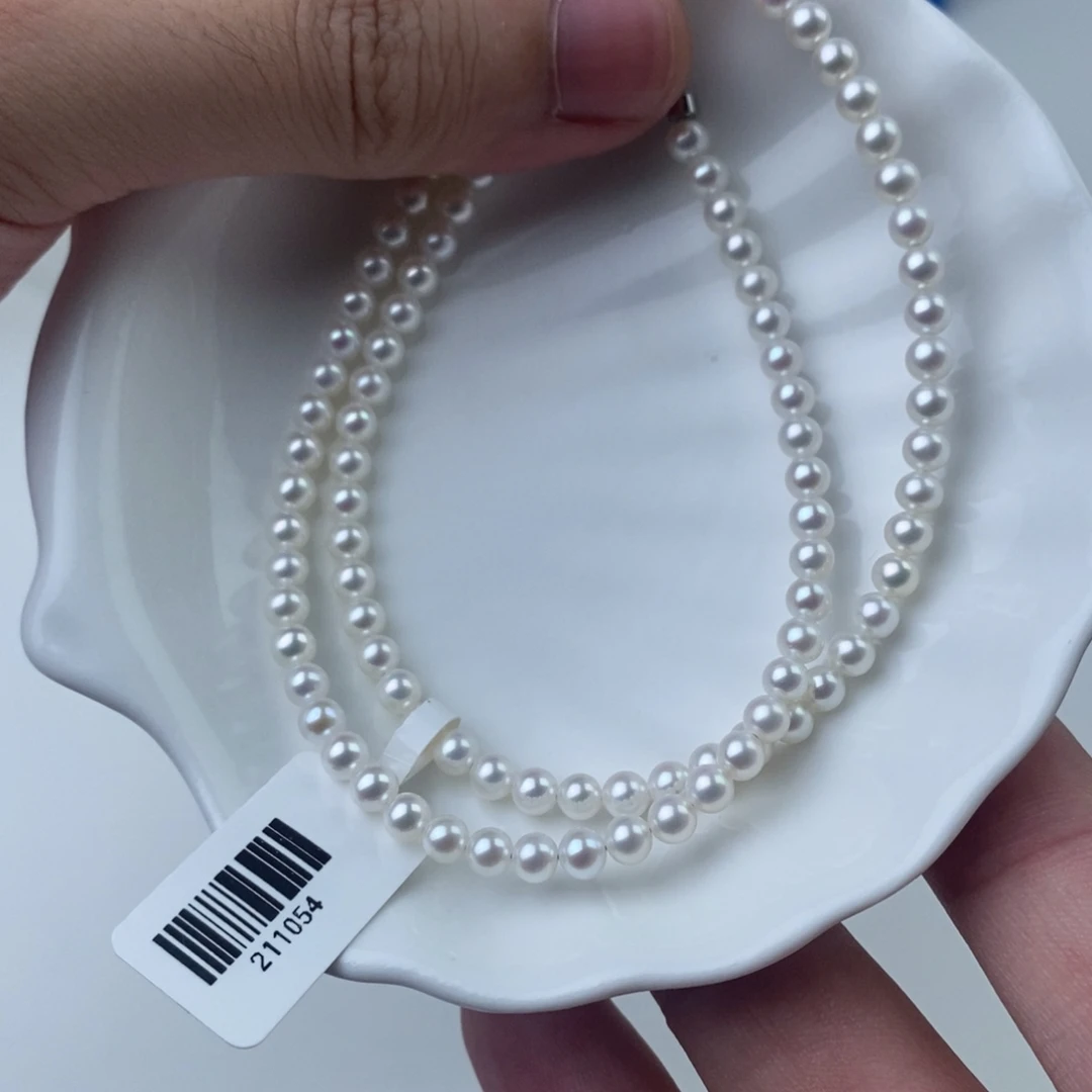 淡水珍珠项链银S925镶嵌211054