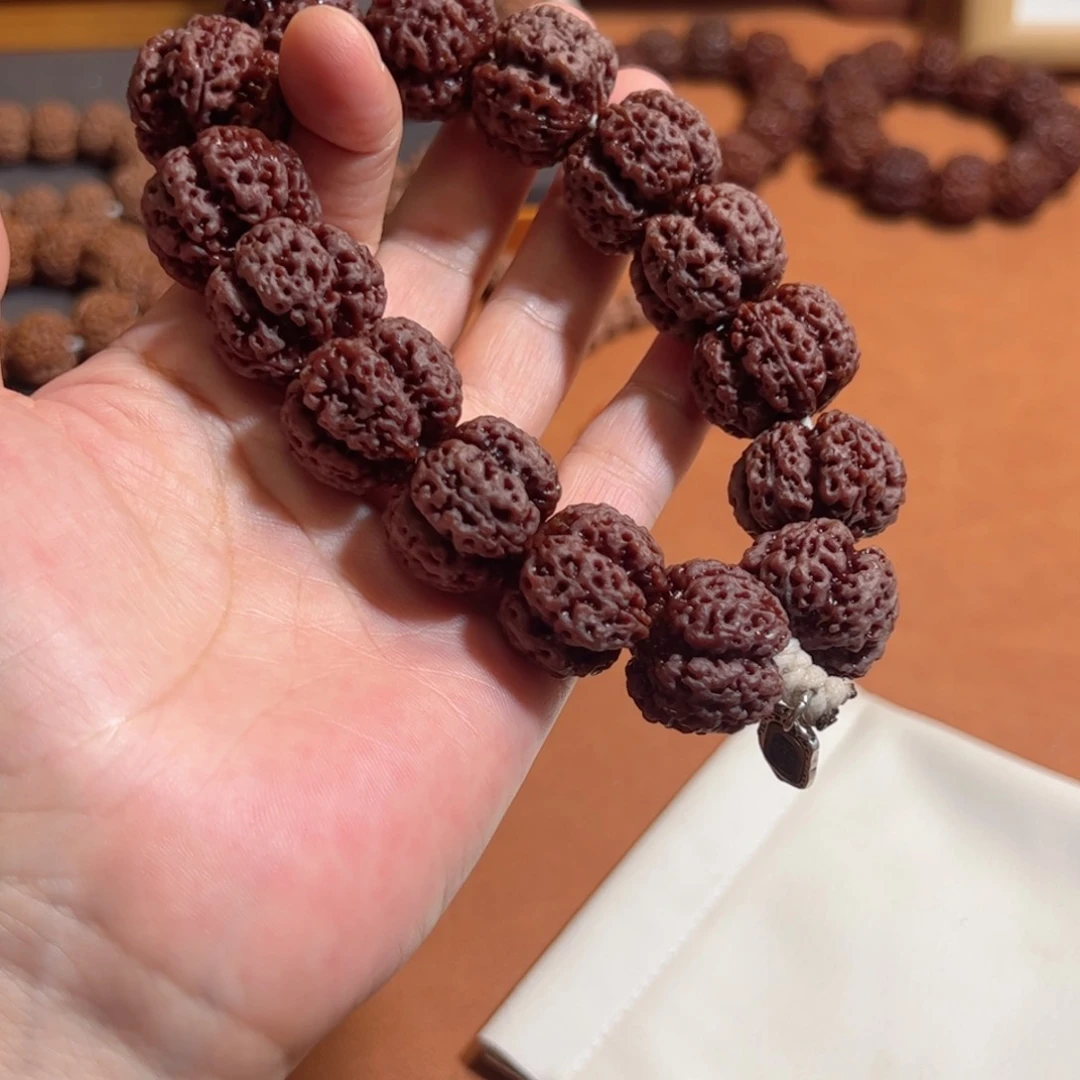 金刚菩提手串22标款爆肉不染高端梁大金刚菩提