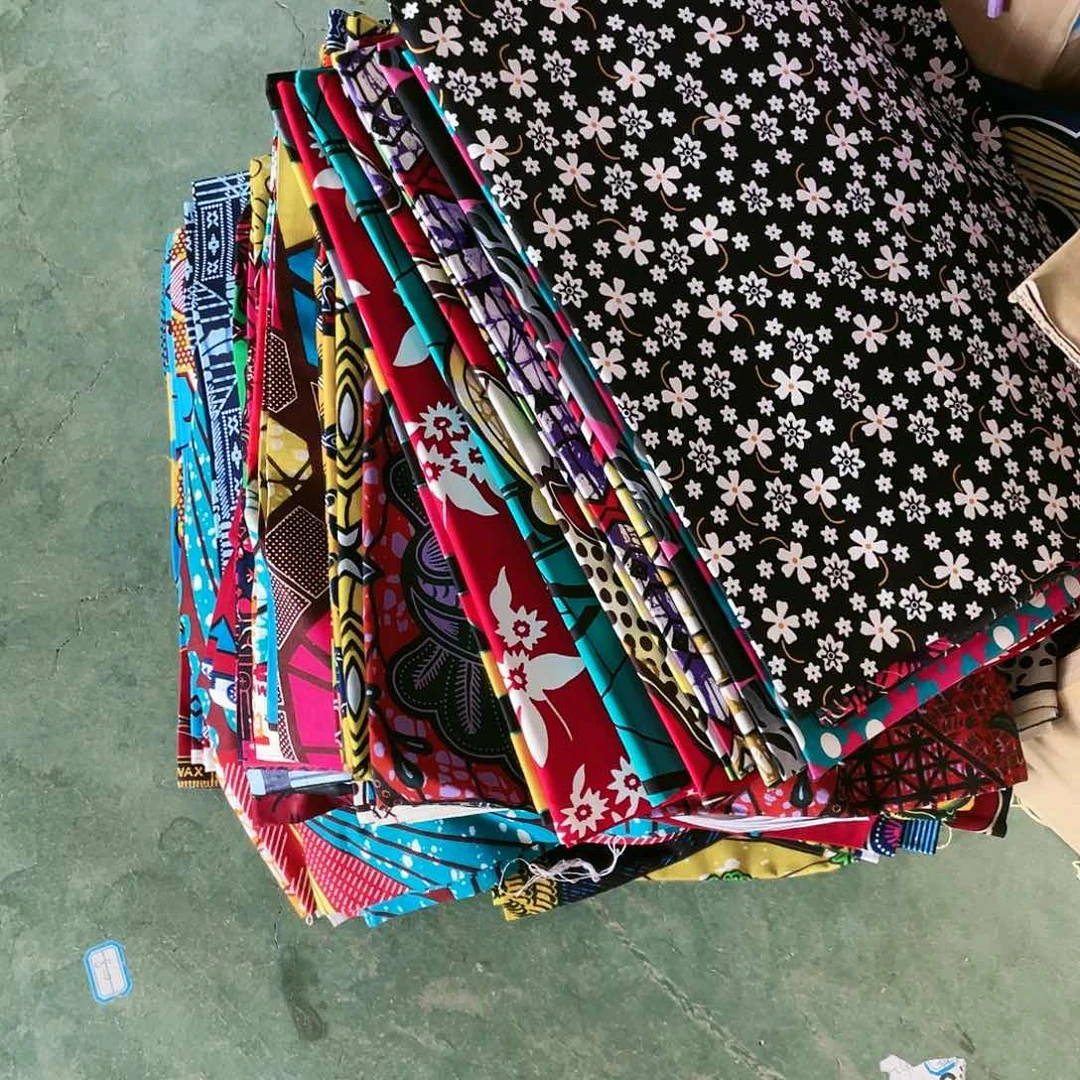 3片蜡染布料纯棉平布90长1.1米宽果子布艺小块随机啊发