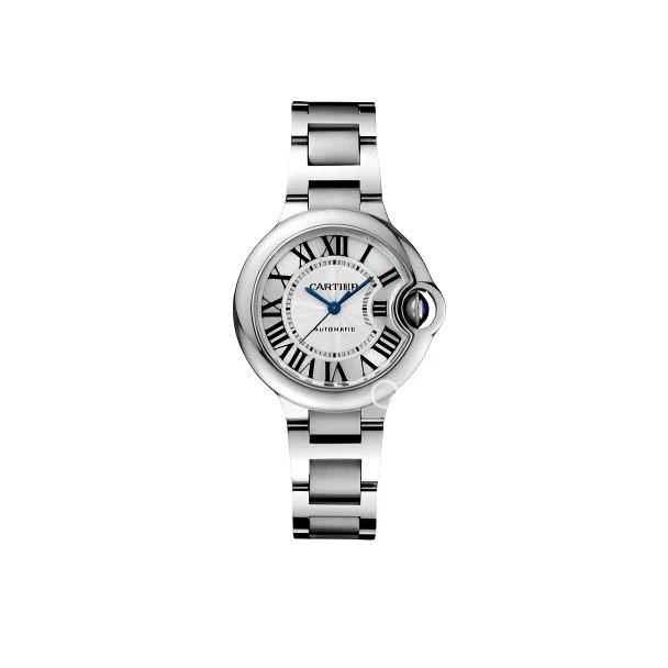 99新 Cartier/卡地亚 蓝气球系列33/36/42表盘钢带款W6920071